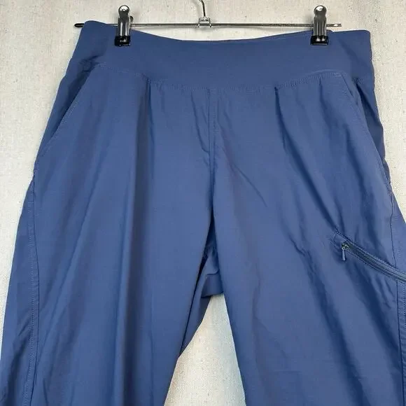 Mountain Hardwear Pants Women's Size Medium Blue Nylon Pockets Pull On Casual - Picture 2 of 10